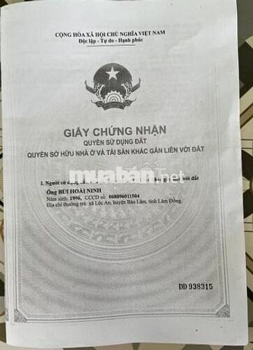 BÁN GỘP CẶP ĐẤT LIỀN KỀ SÁT CHỢ LỘC ĐỨC - BẢO LÂM - SẴN 260M2 THỔ CƯ
