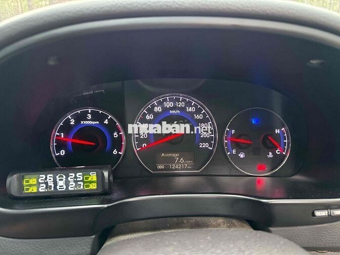 Hyundai Santafe 2011 Bạc 124xxx km