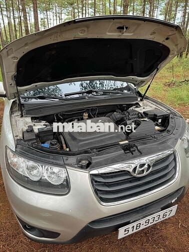 Hyundai Santafe 2011 Bạc 124xxx km