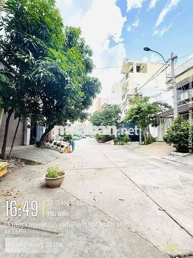 🌺Cần bán nền đôi Đg Nguyễn Quý Yêm - P An lạc . DT : 8’m*20m . 12 tỷ