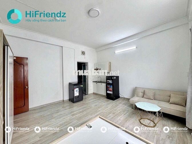 STUDIO CỬA SỔ SIÊU RỘNG THOÁNG GẦN VÒNG XOAY LÊ ĐẠI HÀNH FULL NỘI THẤT