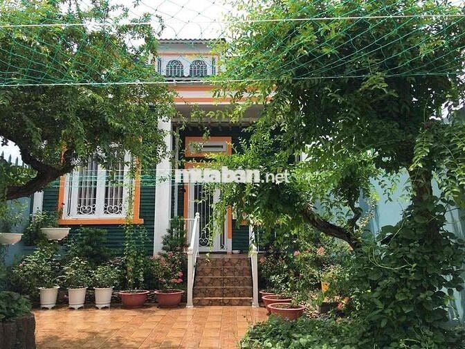nhà mặt tiền ngang 7x40 có tầng lầu đúc kiên cố kiểu tân cổ điển