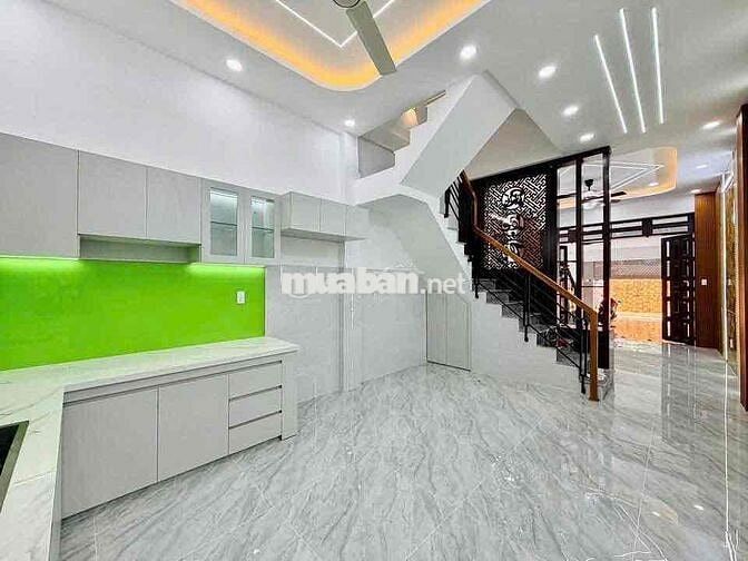 NHÀ HẺM THÔNG MỚI TINH 5PN PHJ VĂN CHIÊU P14 GÒ VẤP