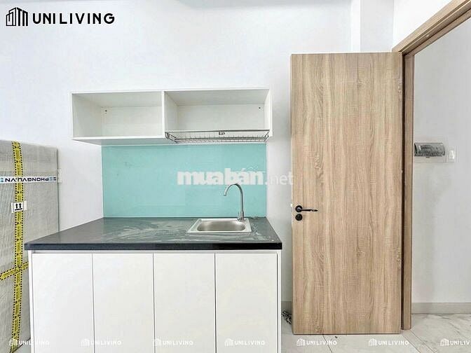 Căn hộ Ban công full nội thất máy giặt riêng ngay Phạm Văn Đồng