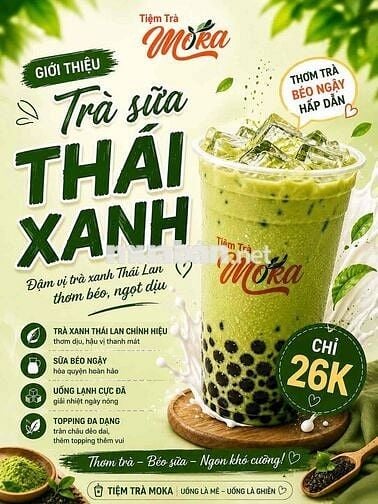 Cần tuyển nhân viên bán trà sữa fulltime quận 8