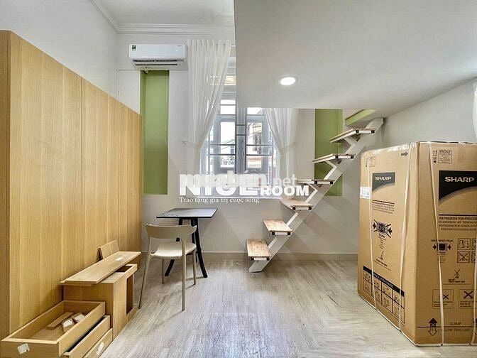 CHO THUÊ CĂN HỘ 1PN FULL NỘI THẤT 40M2 NGUYỄN GIA TRÍ