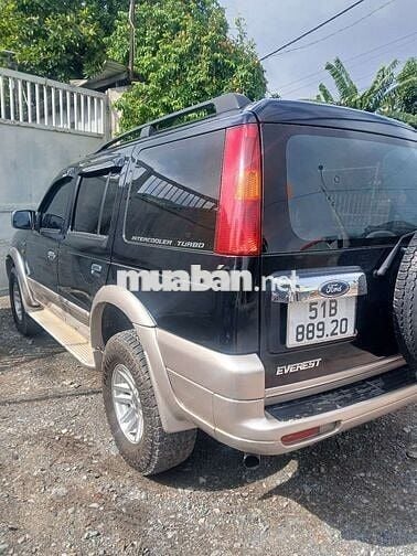 Ford Everest 7 chỗ Dầu màu Đen