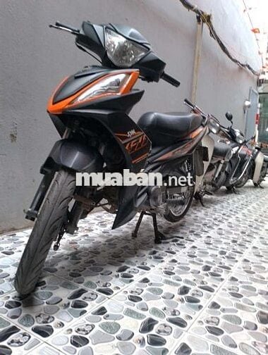 SYM Galaxy 50cc Đen cam Xe số