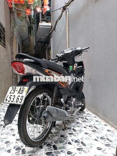 SYM Galaxy 50cc Đen cam Xe số