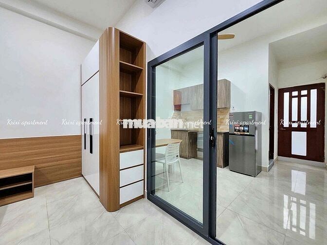 100% GIÁ THẬT FULL NỘI THẤT RỘNG 55m2 1PHÒNG NGỦ TÂCH BẾP NHAY ĐẦM SEN