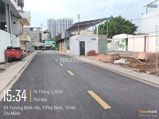 Bán nền thổ cư 4mx12,5m| Góc Đường Trương Đình Hội và An Dương Vương