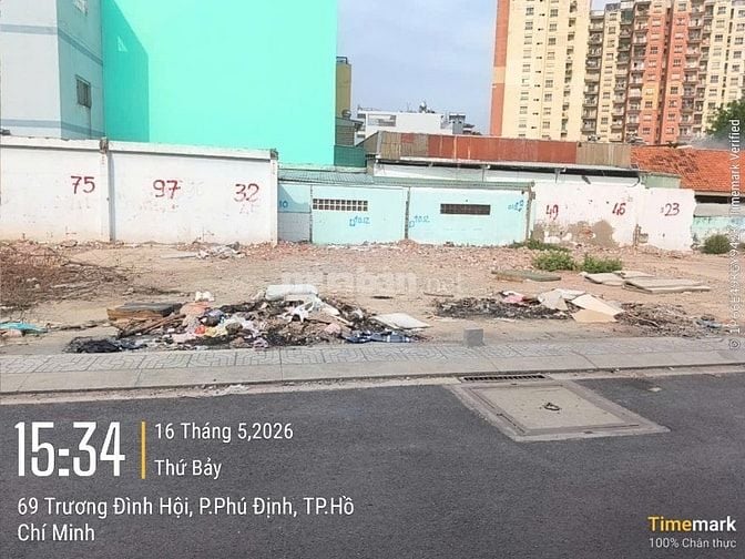 Bán nền thổ cư 4mx12,5m| Góc Đường Trương Đình Hội và An Dương Vương