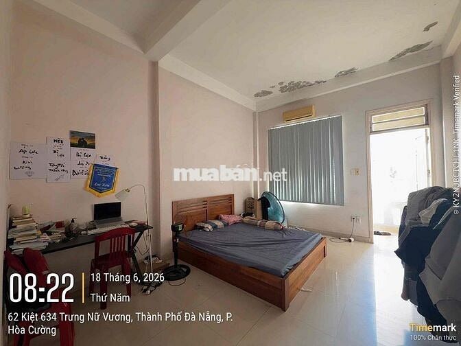 Cho thuê nhà 3 tang nguyên căn kiệt 7m Trưng Nữ Vương. Hải Châu