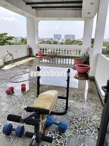 Nhà mặt tiền trệt 3 lầu 5*35; 5pn sân thg tiện kinh doanh