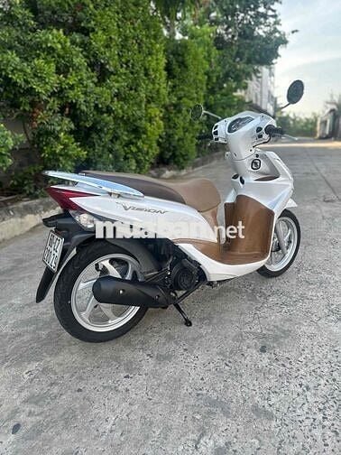 Honda Vision 2014 Trắng Hộ Trợ Góp
