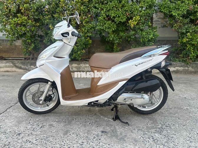 Honda Vision 2014 Trắng Hộ Trợ Góp