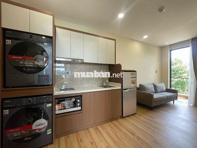 🎇CĂN HỘ MỚI 1PN BANCOL CÓ BỒN TẮM, THANG MÁY GIẶT SẤY RIÊNG GẦN CẦU SG