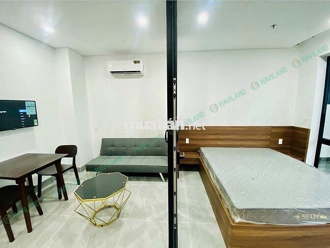 🌿 ✨Căn hộ 1 phòng ngủ hiện đại, mới tinh với ban công rộng rãi