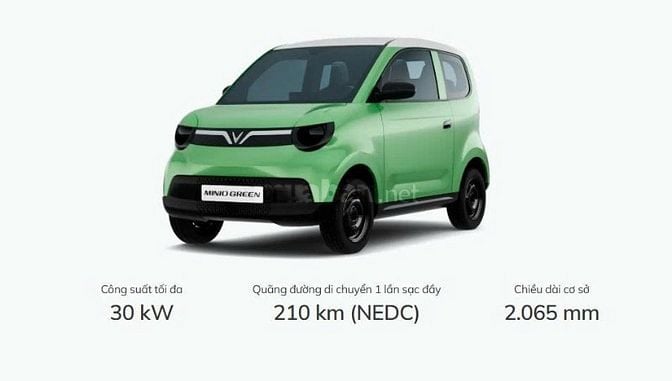 99 triệu - Xe Minio Green Mới 100%  - 4 chỗ - Thanh toán 15% nhận xe 