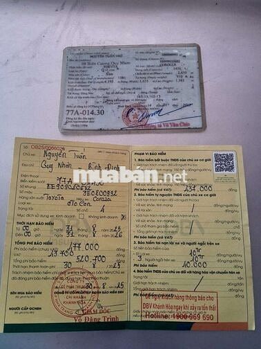 Nhà Em Bán Xe ToYoTa CoRolla Máy Ngon Có Máy lạnh