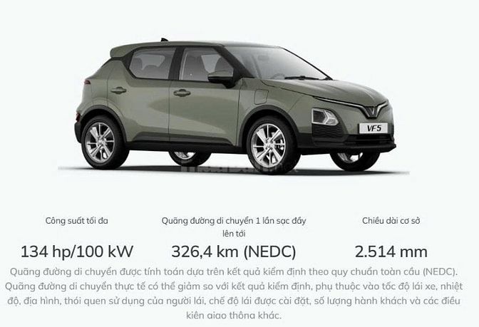 331tr - VF5 -5 Chỗ - Mới 100% pin và xe  - TT 49 triệu nhận xe 