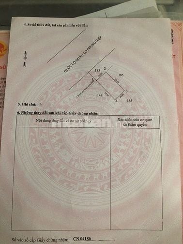 Đất thổ cư. Mặt tiền QL Phụng Hiệp, xã Phước Long, Bạc Liêu