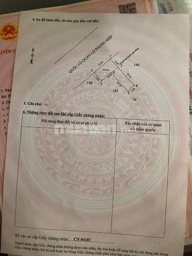 Đất thổ cư. Mặt tiền QL Phụng Hiệp, xã Phước Long, Bạc Liêu