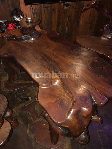 Bán bộ bàn ghế rễ cây gỗ tốt tại quận Bình Thạnh