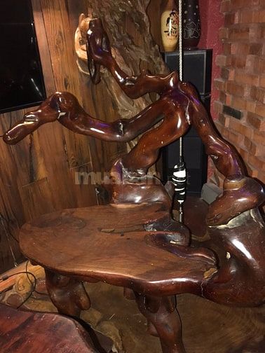 Bán bộ bàn ghế rễ cây gỗ tốt tại quận Bình Thạnh