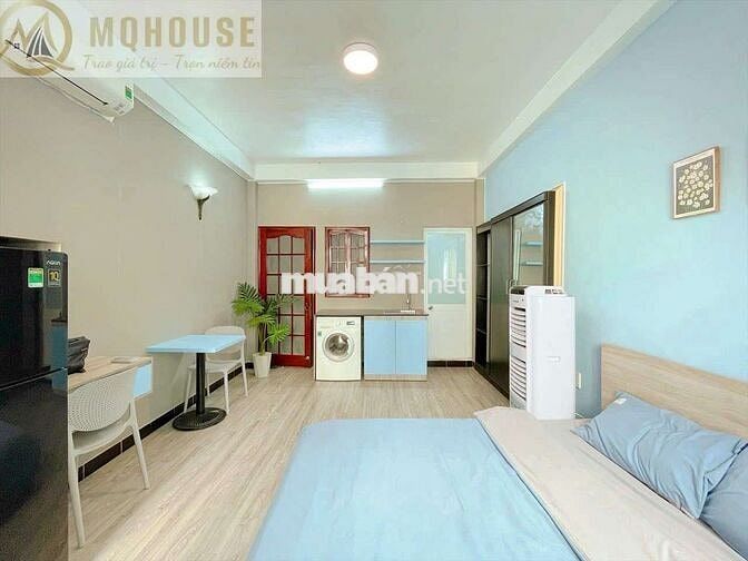 Studio bancol thoáng✨️full nt✨️máy giặt riêng✨️gần chợ Bà Chiểu, Q.BT