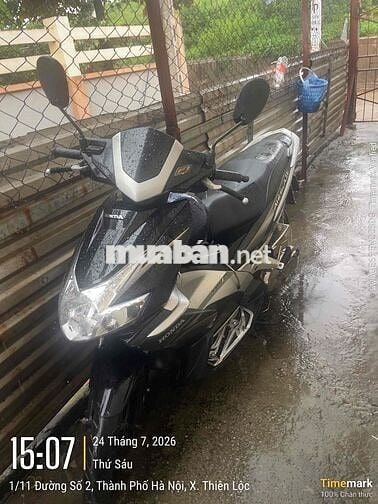 Honda Air Blade Đen bạc
