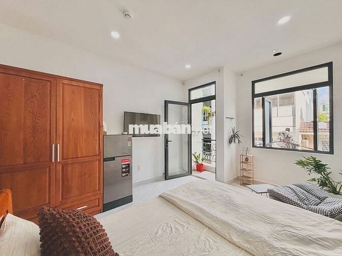 STUDIO BAN CÔNG FULL NỘI THẤT, YÊN THẾ - GẦN SÂN BAY- CÓ THUÊ NGẮN HẠN