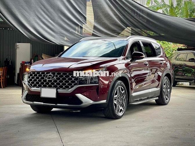 Hyundai Santa Fe 2021 Đỏ 7 chỗ Tự động