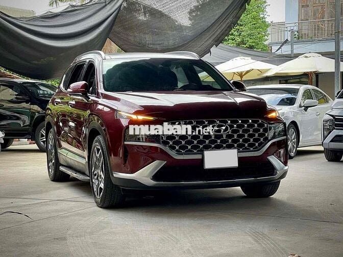 Hyundai Santa Fe 2021 Đỏ 7 chỗ Tự động