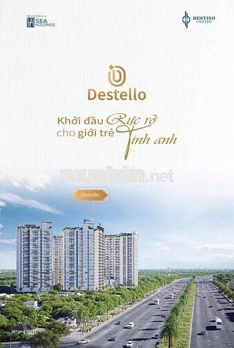 Căn 2pn - dt 55m2. Chung cư Destino Centro. Sổ hồng riêng