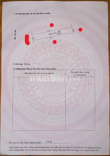 Bán gấp đất 460m2 giá 1tỷ350 tại Trảng Bàng, Tây Ninh, sổ hồng riêng