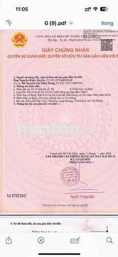 Cần bán gấp lô đất mặt tiền trung tâm Kim Dinh