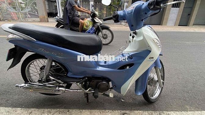 SYM Angela 50cc Xanh trắng bs 67 ag