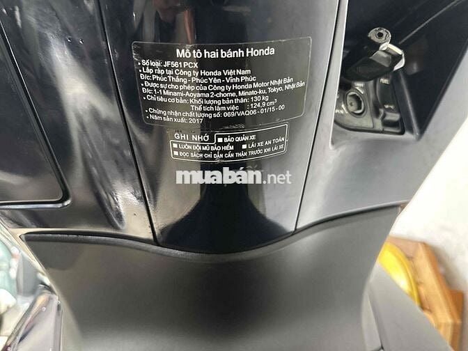 Honda PCX 125 2017 Đen 35078 km