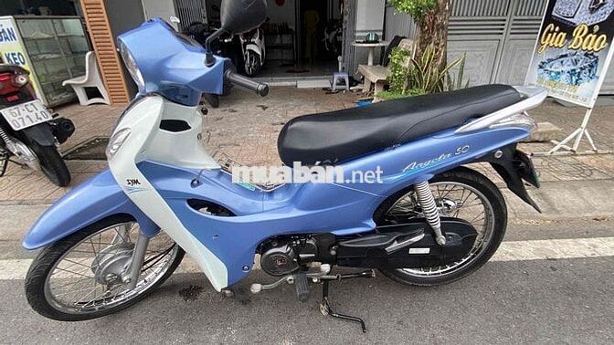 SYM Angela 50cc Xanh trắng bs 67 ag