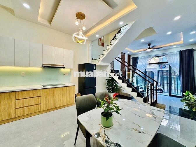 BÁN NHÀ MỚI - NỞ HẬU ĐẸP BÌNH THẠNH -  NT CAO CẤP (CHÌA KHÓA TRAO TAY)