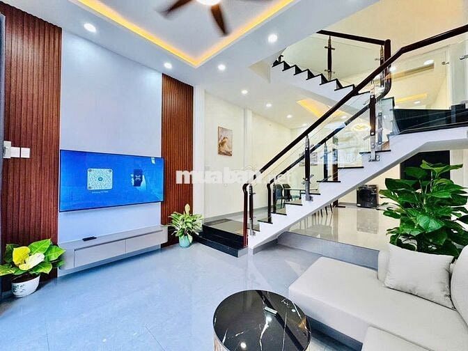 BÁN NHÀ MỚI - NỞ HẬU ĐẸP BÌNH THẠNH -  NT CAO CẤP (CHÌA KHÓA TRAO TAY)