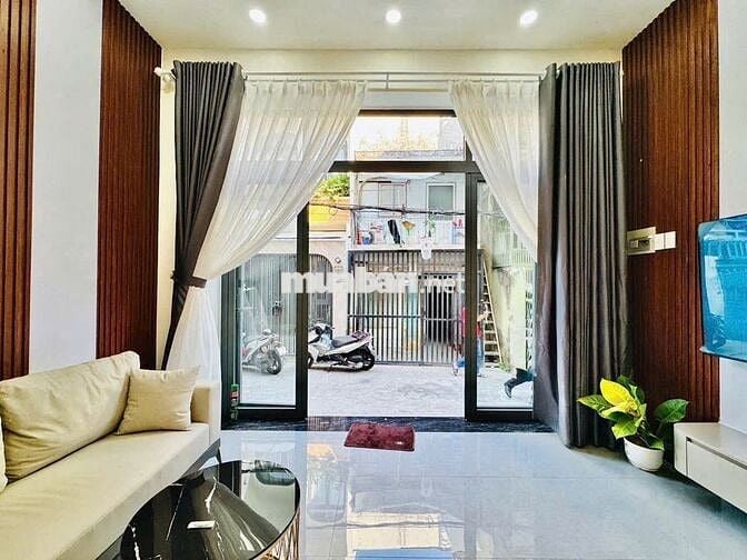 BÁN NHÀ MỚI - NỞ HẬU ĐẸP BÌNH THẠNH -  NT CAO CẤP (CHÌA KHÓA TRAO TAY)