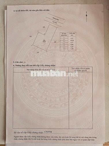 Cần bán nhà và đất vườn sầu riêng hơn 7 năm tuổi ở  xã tân thanh
