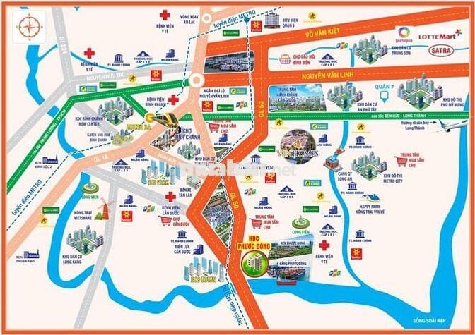 🔺CHÍNH CHỦ BÁN ĐẤT ĐƯỜNG 12M KDC PHƯỚC ĐÔNG SÁT CỔNG MẶT TIỀN QL 50
