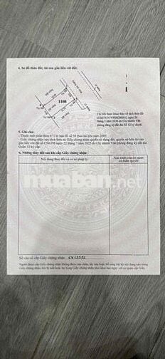 đất thổ cư, ngay ngã tư Ga, quận 12