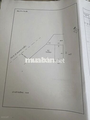 Bán nhà mặt tiền Quận Tân phú, DT:102m2, giá 13 tỷ