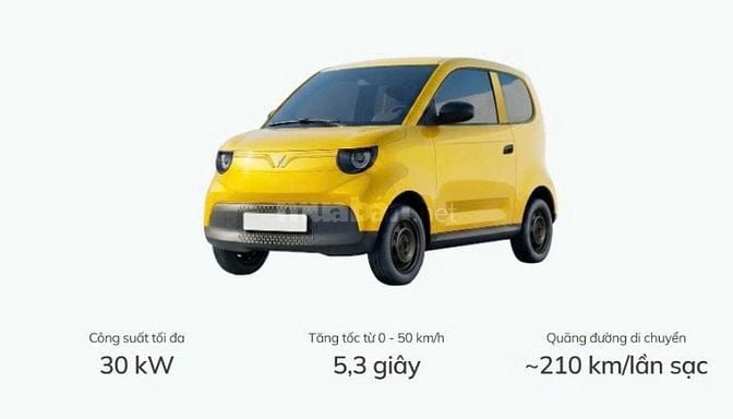 90 triệu - Xe VF2 Mới 100% - Bao gồm Xe Và Pin - TT 14tr nhận xe