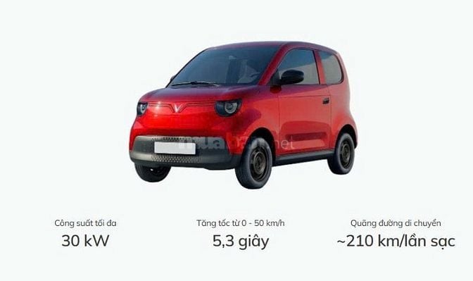 90 triệu - Xe VF2 Mới 100% - Bao gồm Xe Và Pin - TT 14tr nhận xe