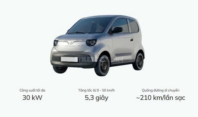 90 triệu - Xe VF2 Mới 100% - Bao gồm Xe Và Pin - TT 14tr nhận xe